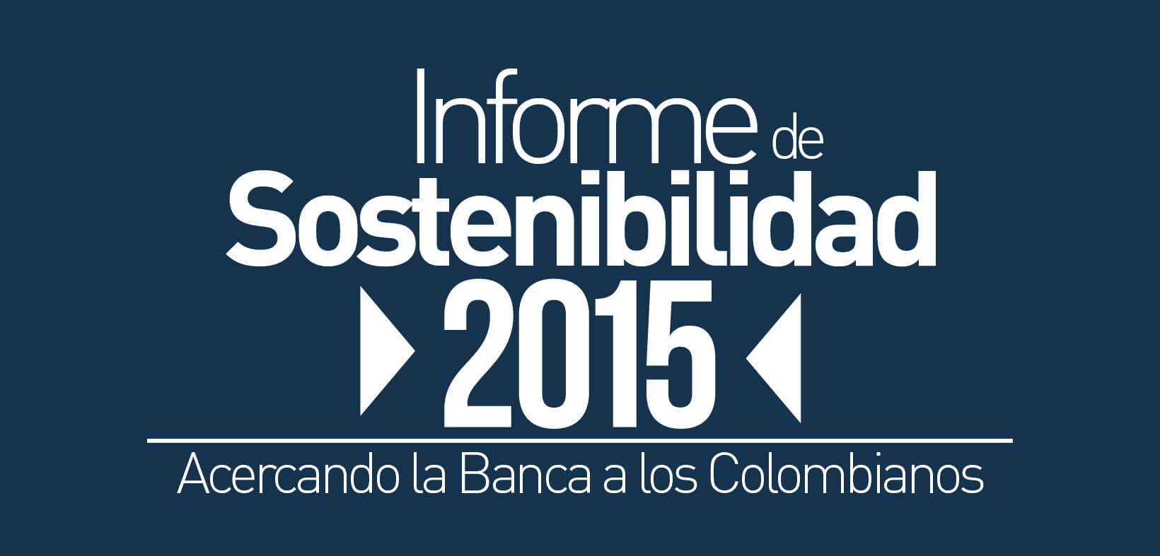 Informe de Sostenibilidad Asobancaria 2015