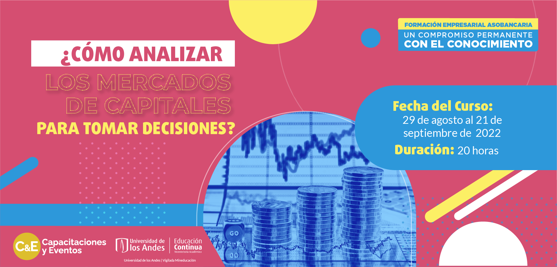 Capacitación como analizar el mercado de capitales para tomar decisiones